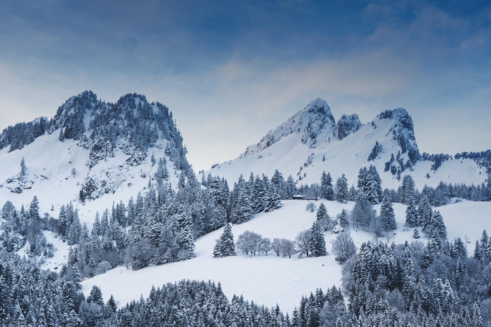 paysage neige torgon